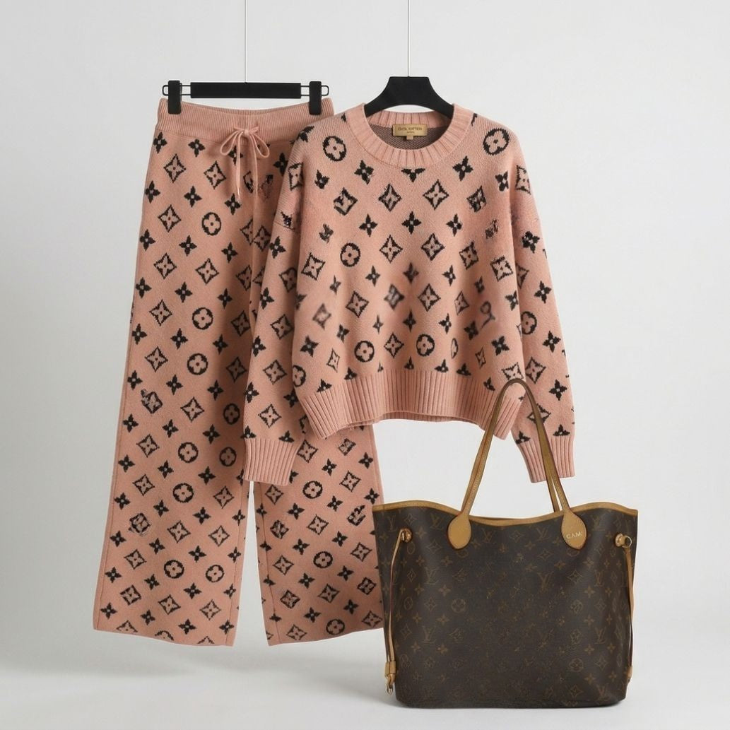 Luxe Knit Lounge Duo & Signature Tote